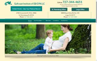 Gulfcoast Institute of OB/GYN, LLC website