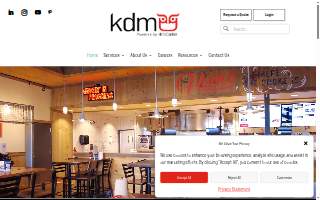 KDM Web and Print Design website