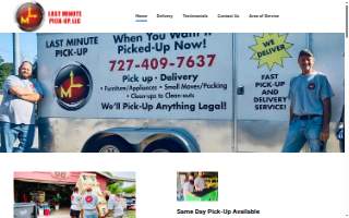 Last Minute Pickup website