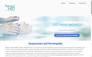 NaturalMED Therapies - Acupuncture and Homeopathy website