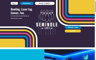 Seminole Lanes website