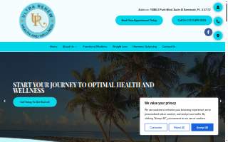 Ultra Renew Health & Wellness website