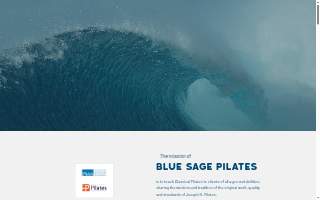 Blue Sage Pilates website