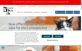 Braden River Animal Hospital website