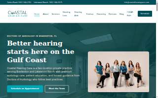 Coastal Hearing Care website