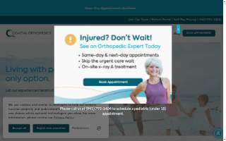 Coastal Orthopedics East website