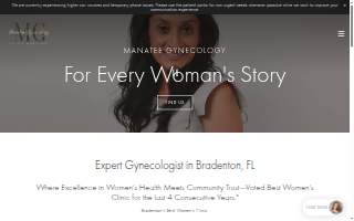 Manatee Gynecology of South Bradenton website