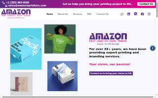 Amazon Printers of South Miami Heights website