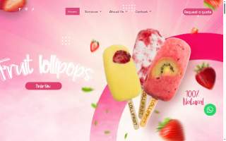 Lollifruit Gelato & Fruit Pops website