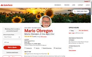 Mario Obregon - State Farm Insurance Agent website
