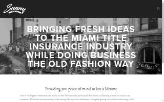 Sunny Title Co. of Kendall website