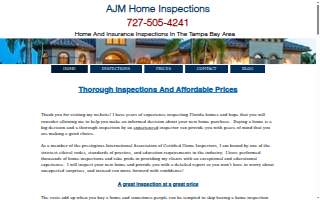 AJM Inspections website
