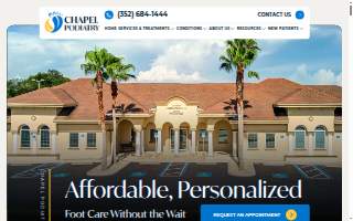 Chapel Podiatry & Associates website