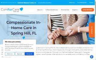 ComForCare Home Care (Central Nature Coast, FL) website