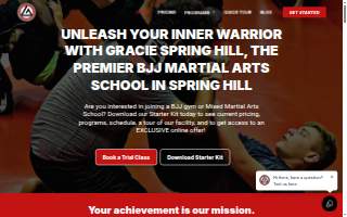 Gracie Spring Hill website