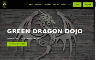 Green Dragon Dojo website