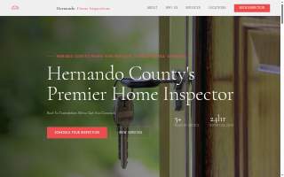 Hernando Home Inspection Services website
