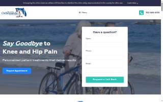 Hernando Orthopaedic & Spinal Surgery website