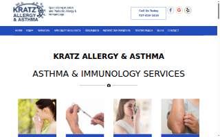 Kratz Allergy & Asthma of Spring Hill website