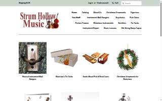 Strum Hollow Music website