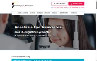 Anastasia Eye Associates website