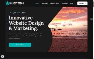 Bold City Design website