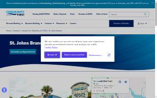 Community First Credit Union of Florida website