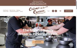 Crème de la Cocoa website