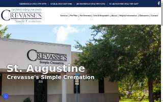 Crevasse's Simple Cremation-St. Augustine website