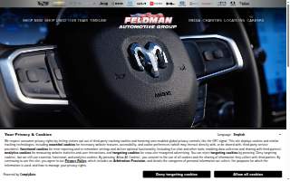 Feldman Auto Sales website
