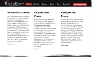 Hardwick Fence LLC of Palm Valley website