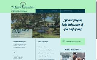 St Augustine Vision Center website