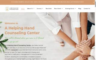 A Helping Hand Counseling Center website