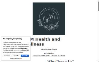 CKM Health and Wellness website