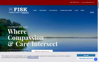 Fisk Funeral Home website