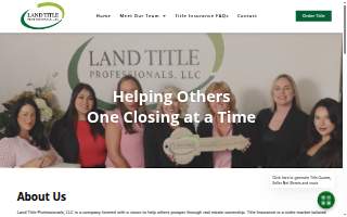 Land Title Professionals, LLC website