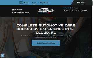 Master Auto Repair website