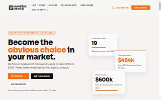 Maverix Design website