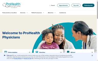 ProHealth Family Physicians website