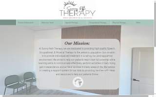 Sunny Path Therapy website