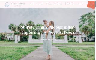 Alison Amick Photography website