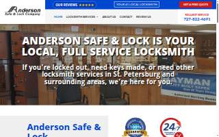 Anderson Safe & Lock Company website