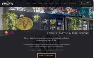 Cthulhu Tattoo & Body Piercing website