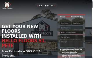 Hello Floors St. Pete website