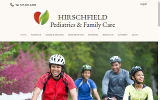 Hirschfield Pediatrics & Family Care website
