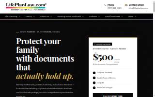 LifePlanLaw.com – Blackburn Law Firm, PLLC website