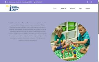 Lighthouse Pediatric Therapy Partners website