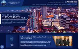Meros, Brennan and Brennan, P.A. website