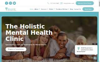 The Holistic Mental Health Clinic website