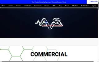 AVS Tech – Security Cameras, Alarms & Access Control website